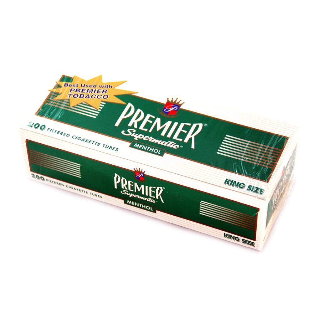 Premier Filter Tubes King Size Menthol 5 Cartons of 200 1