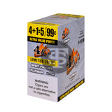 4 Kings Cigarillos 15 Packs of 4 + 1 Platinum UN-Sweet Limited