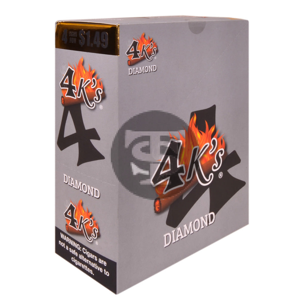 4 Kings Cigarillos 15 Packs of 4 Diamond Pre-Priced $1.49