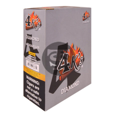 4 Kings Cigarillos 15 Packs of 4 Diamond Pre-Priced $1.49