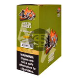 4 Kings Cigarillos 15 Packs of 4 Green Sweet Pre-Priced $1.49