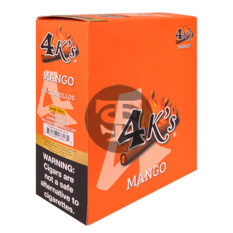 4 Kings Cigarillos 15 Packs of 4 Mango Pre-Price $1.49