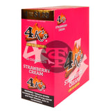 4 Kings Cigarillos 15 Packs of 4 Strawberry Cream Pre-Priced $1.39