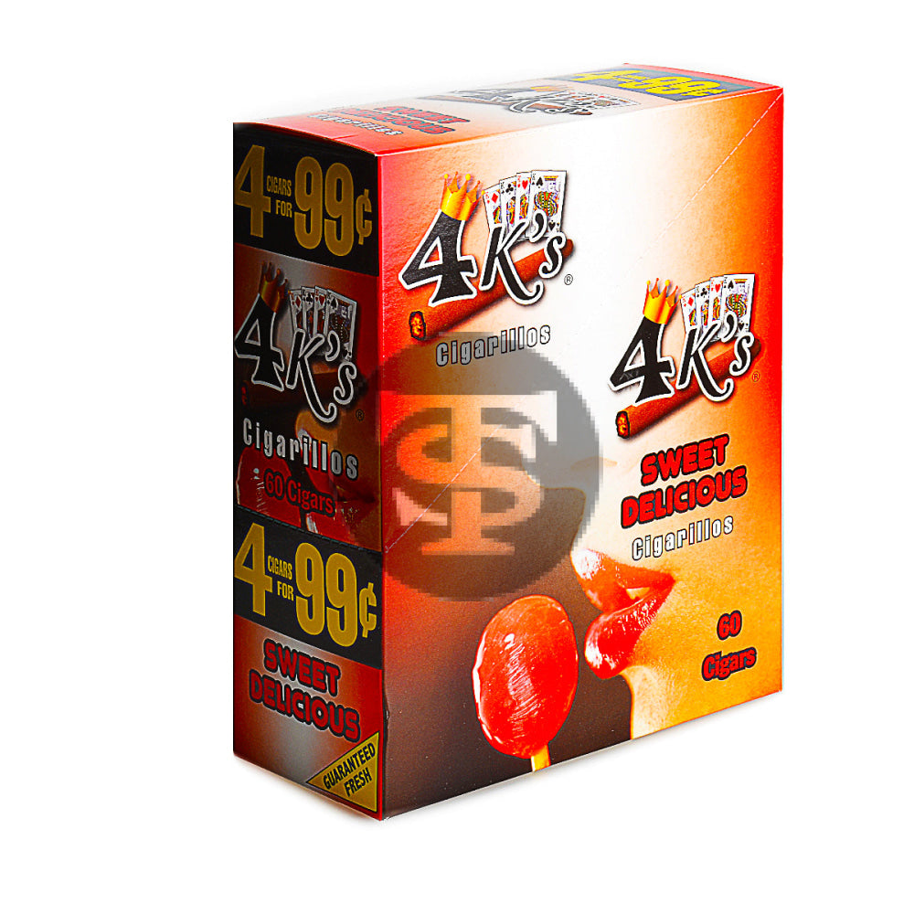 4 Kings Cigarillos 15 Packs of 4 Sweet Delicious 1