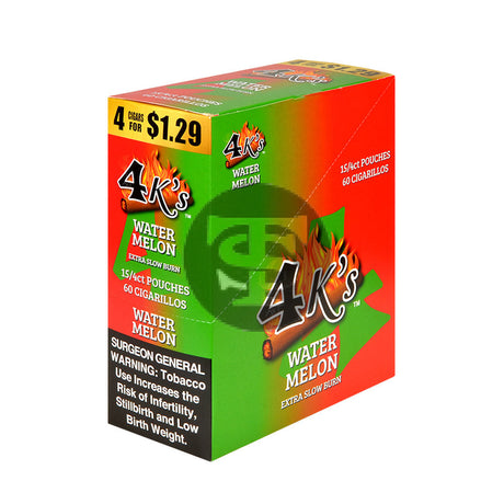 4 Kings Cigarillos 15 Packs of 4 Watermelon $1.29 pre-price