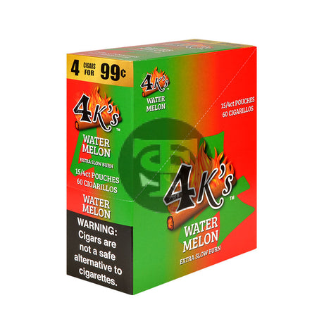 4 Kings Cigarillos 15 Packs of 4 Watermelon