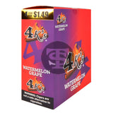 4 Kings Cigarillos 15 Packs of 4 Watermelon Grape Pre-Priced $1.49