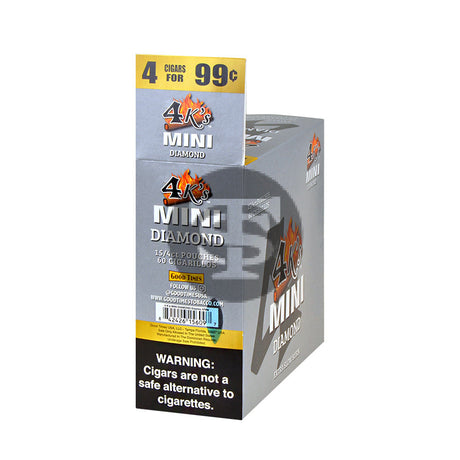 4 Kings Mini Cigarillos 4 For 99c 15 Packs of 4 Diamond 2