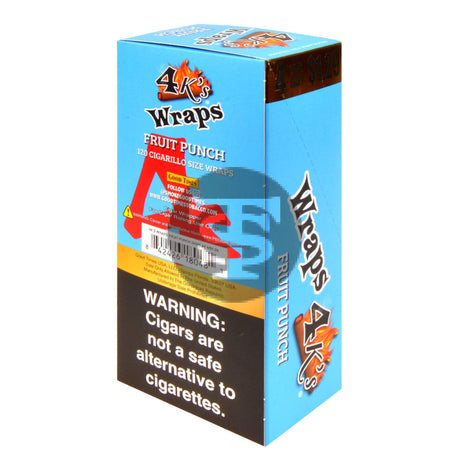 4 Kings Wraps 4 for $1.29 30 pack of Fruit Punch