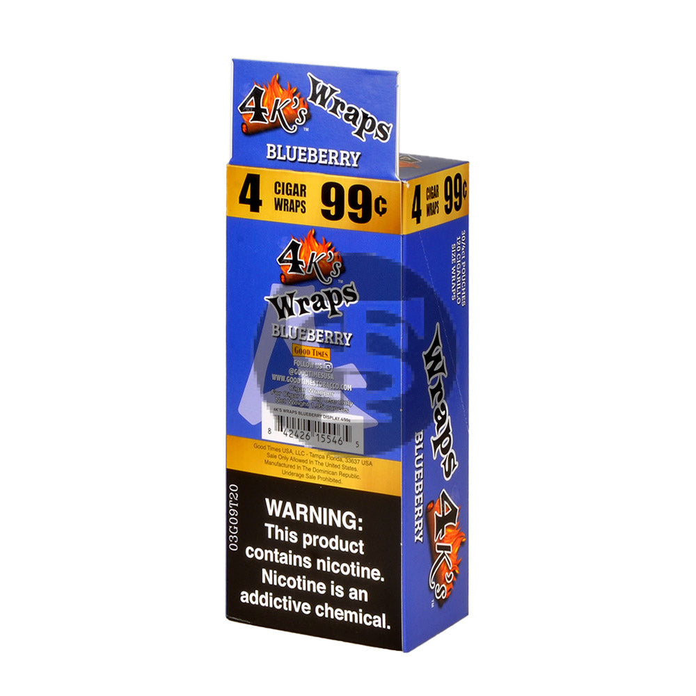 4 Kings Wraps 4 for 99c 30 pack of Blueberry 2
