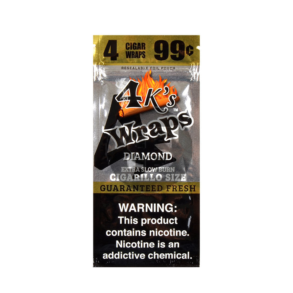 4 Kings Wraps 4 for 99c 30 pack of Diamond