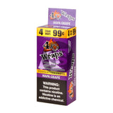 4 Kings Wraps 4 for 99c 30 pack of Napa Grape 1