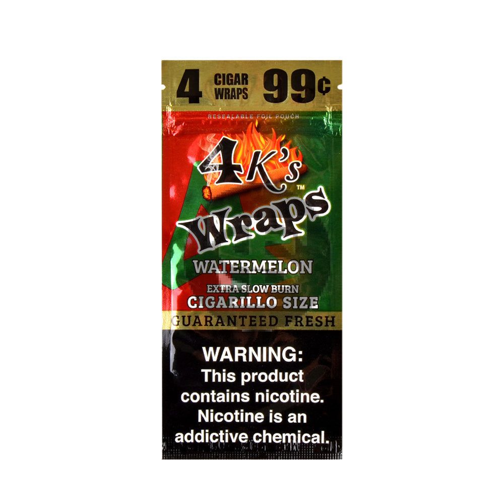 4 Kings Wraps 4 for 99c 30 pack of Watermelon
