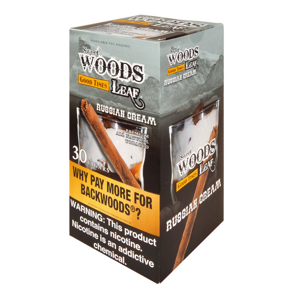Good Times Sweet Woods Leaf Russian Cream, 6 packs of 5