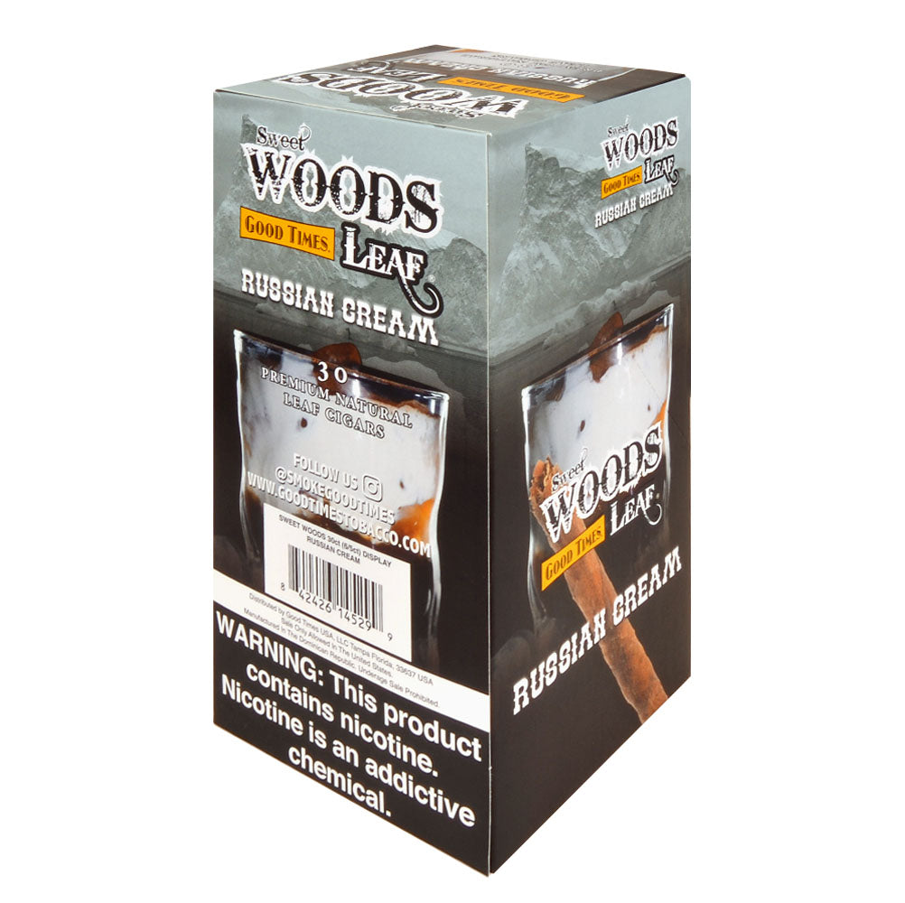 Good Times Sweet Woods Leaf Russian Cream, 6 packs of 5