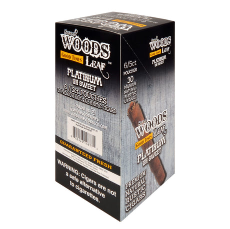 Good Times Sweet Woods Leaf Platinum, 6 packs of 5