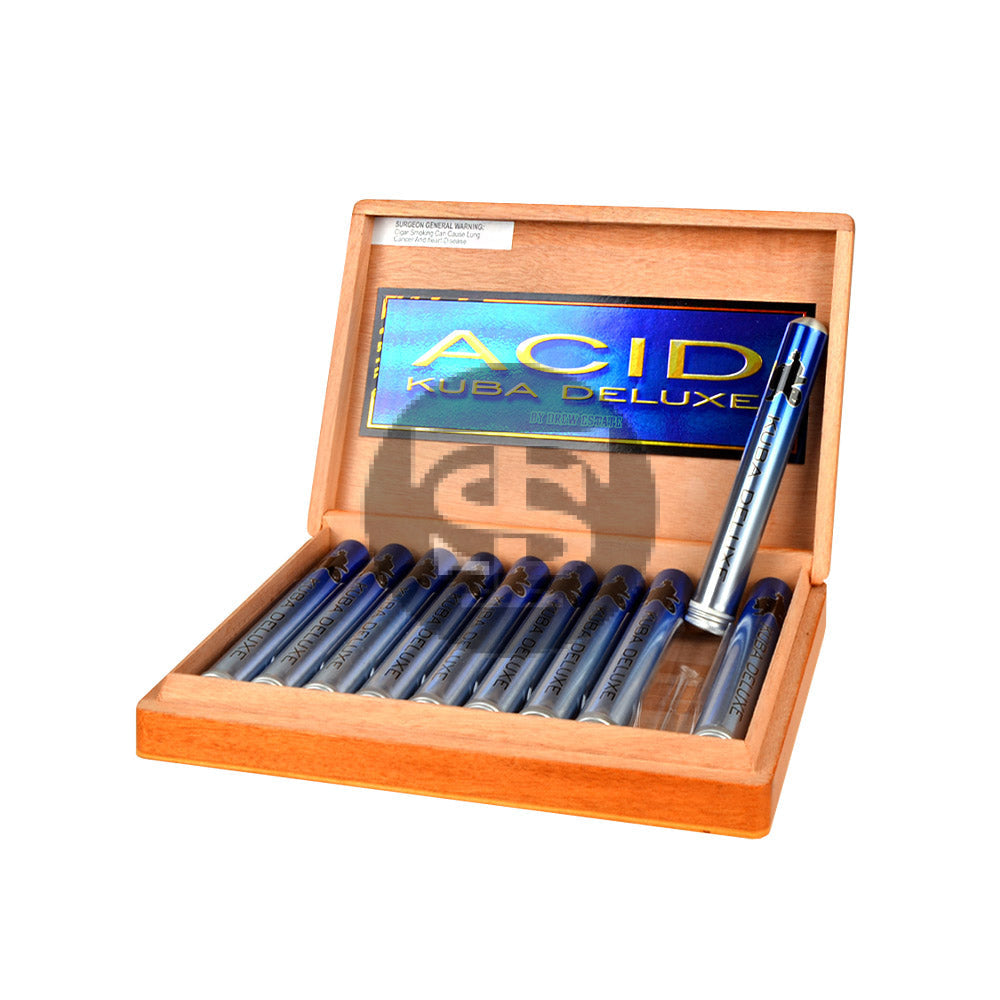 Acid Kuba Deluxe Tube Cigars Gift Set Box of 10 3
