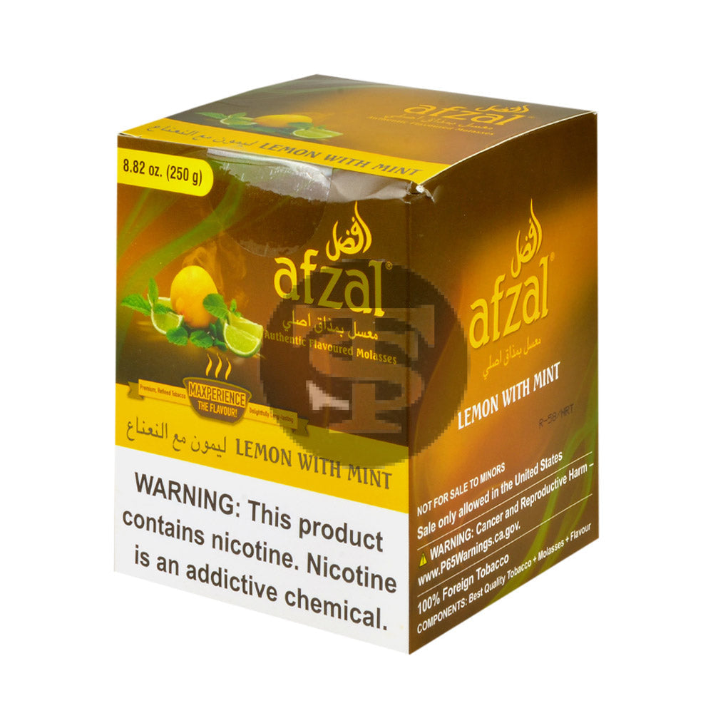 Afzal Lemon with Mint Hookah Shisha 250g 1