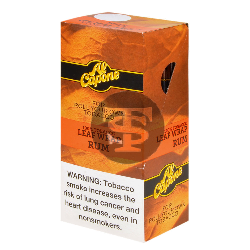 Al Capone Tobacco Leaf Wrap Pack of 18ct Rum – Tobacco Stock
