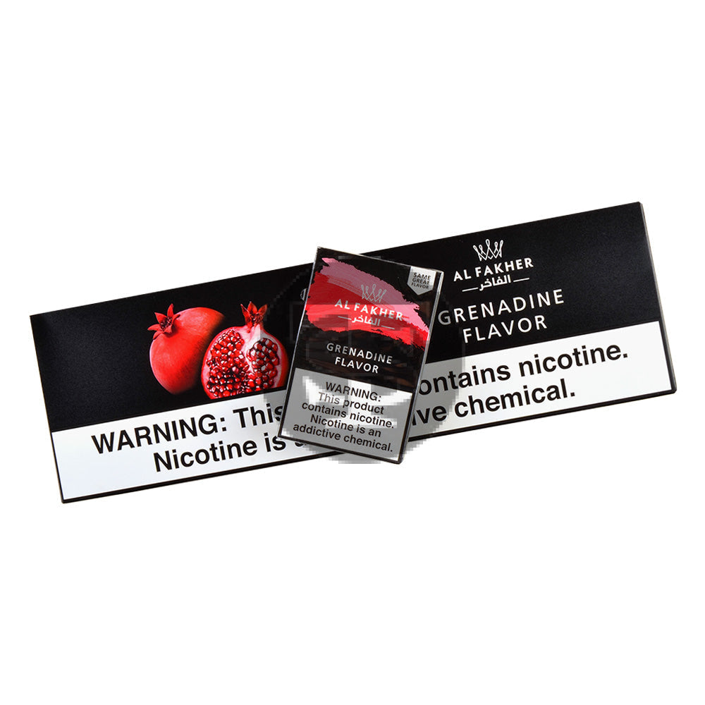 Al Fakher Grenadine Hookah Shisha 10 Packs of 50g