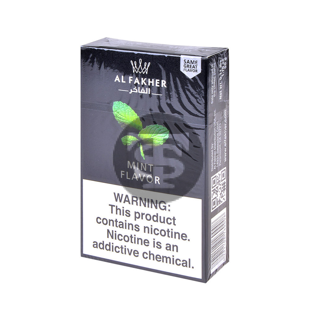 al.fakher tobacco Al Fakher Hookah Shisha Pack of 50g Mint – Tobacco Stock