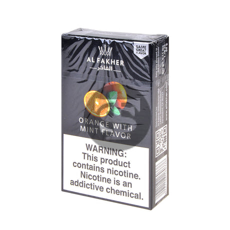 Al Fakher Hookah Shisha Pack of 50g Orange With Mint