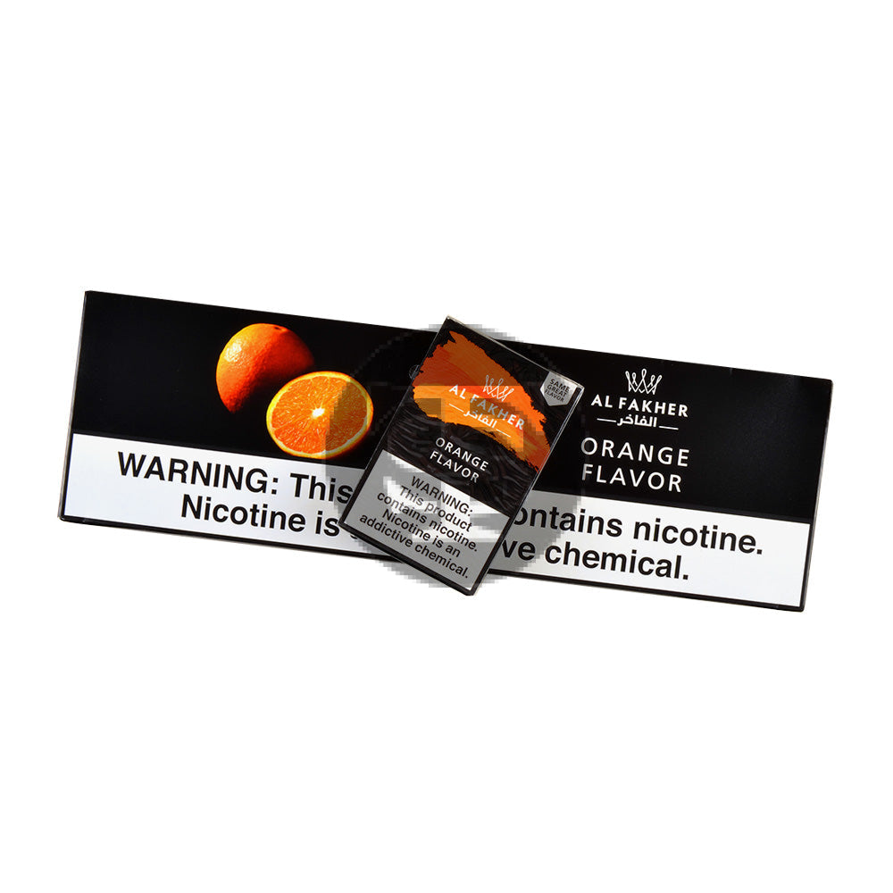 Al Fakher Orange Hookah Shisha 10 Packs of 50g