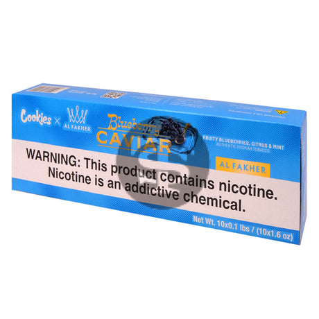 Al Fakher x Cookies Blueberry Caviar Hookah Shisha 10 Packs of 50g