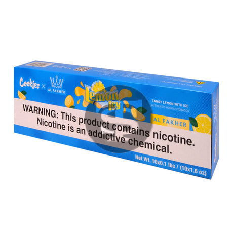 Al Fakher x Cookies Lemon Icy Hookah Shisha 10 Packs of 50g