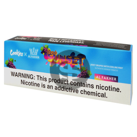 Al Fakher x Cookies Purple Sunset Hookah Shisha 10 Packs of 50g