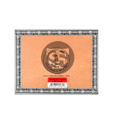 Alec Bradley American Classic Toro Cigars Box of 20 2