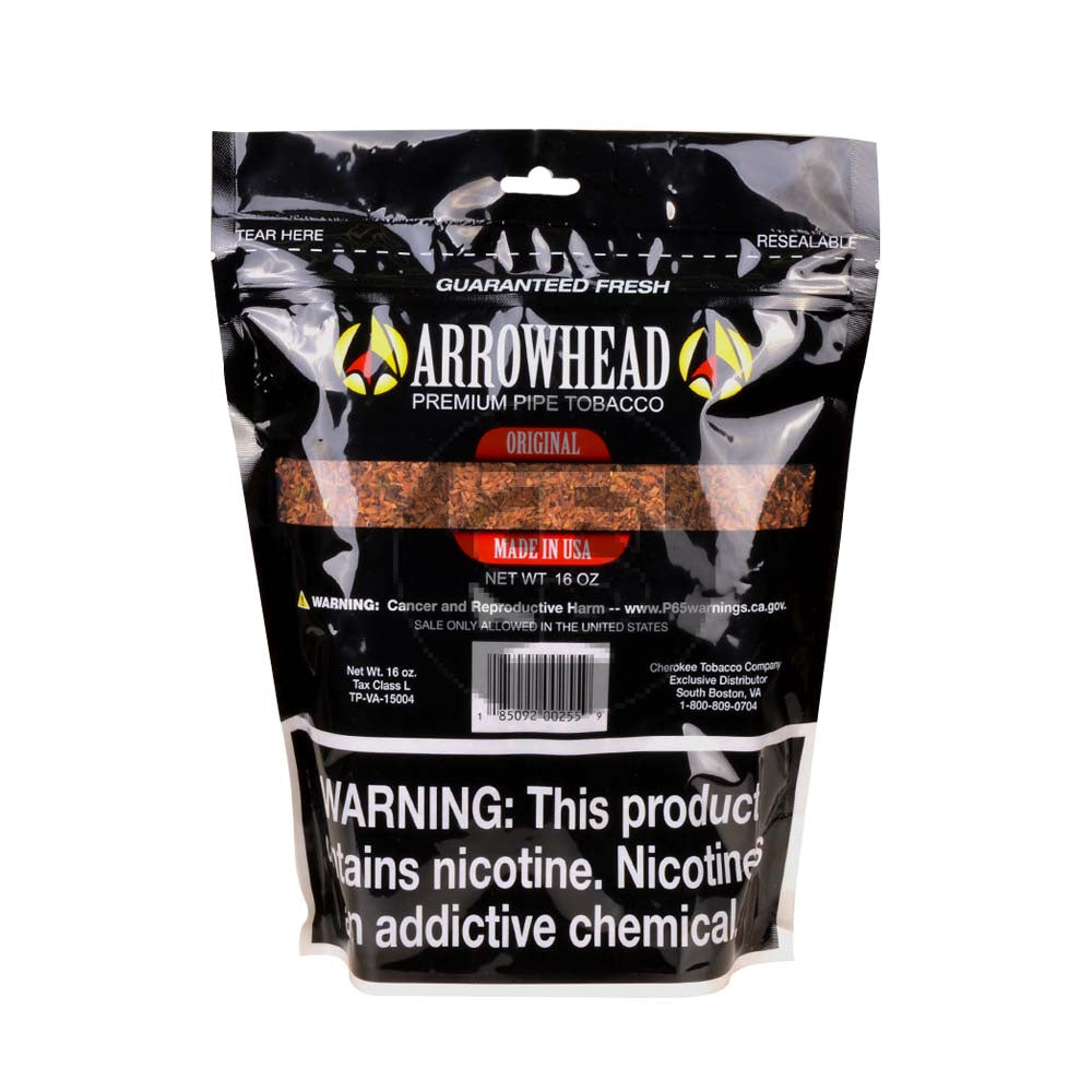 original tobacco Arrowhead Original Pipe Tobacco 16 oz. Bag – Tobacco Stock