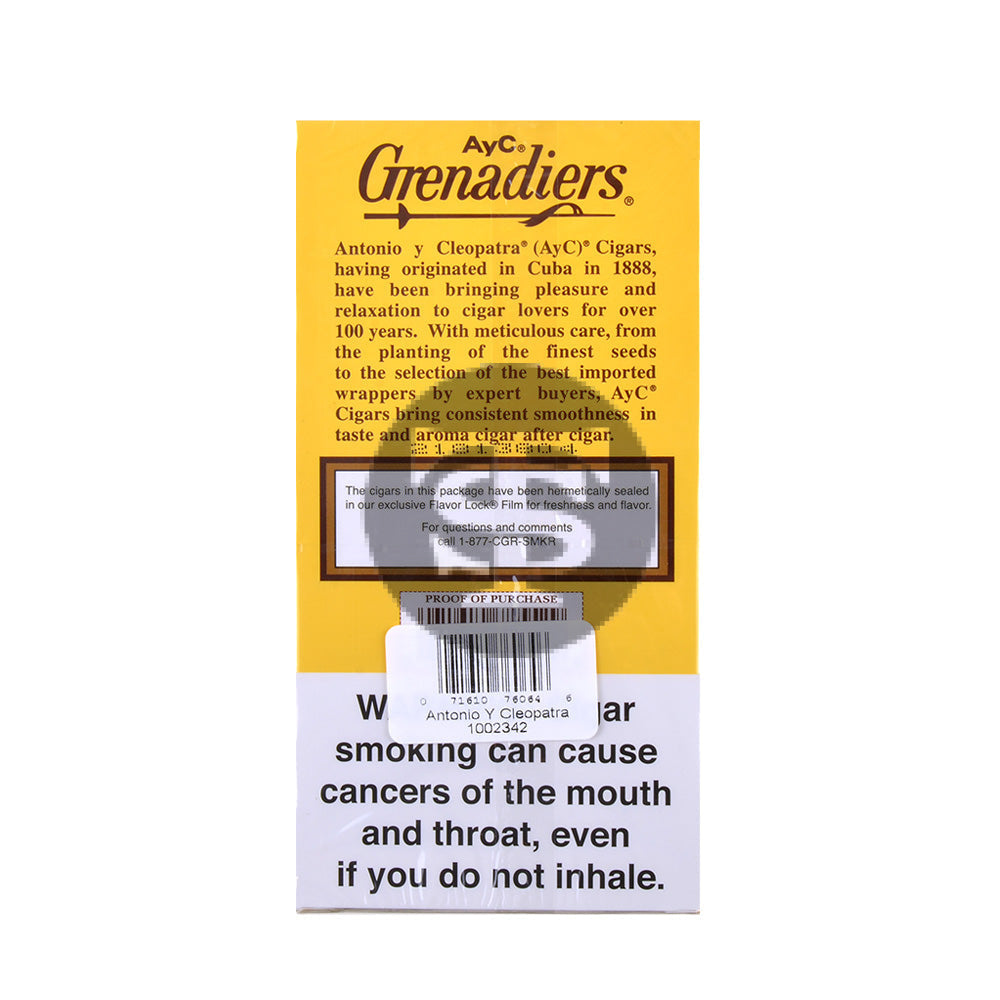 AyC Grenadiers Dark Cigars 2 Pack Special 10 Packs Of 6 3