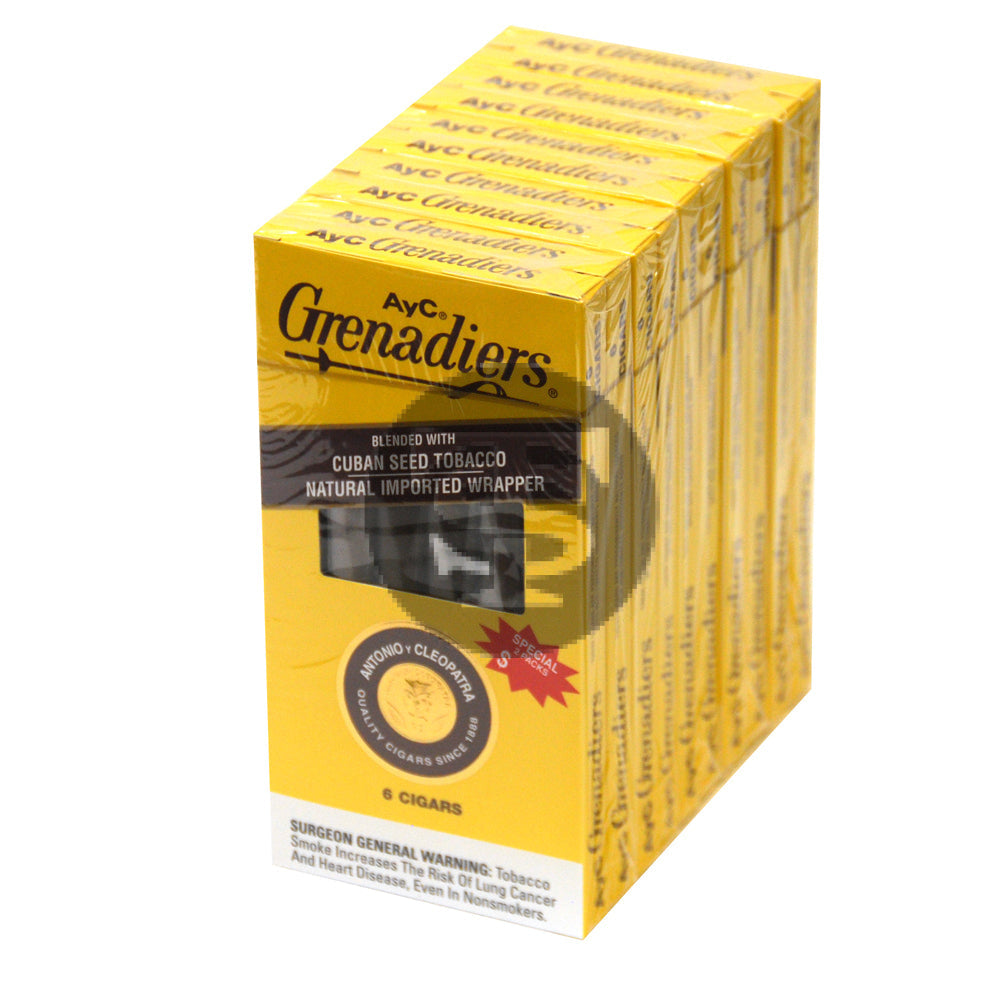 AyC Grenadiers Dark Cigars 2 Pack Special 10 Packs Of 6 1