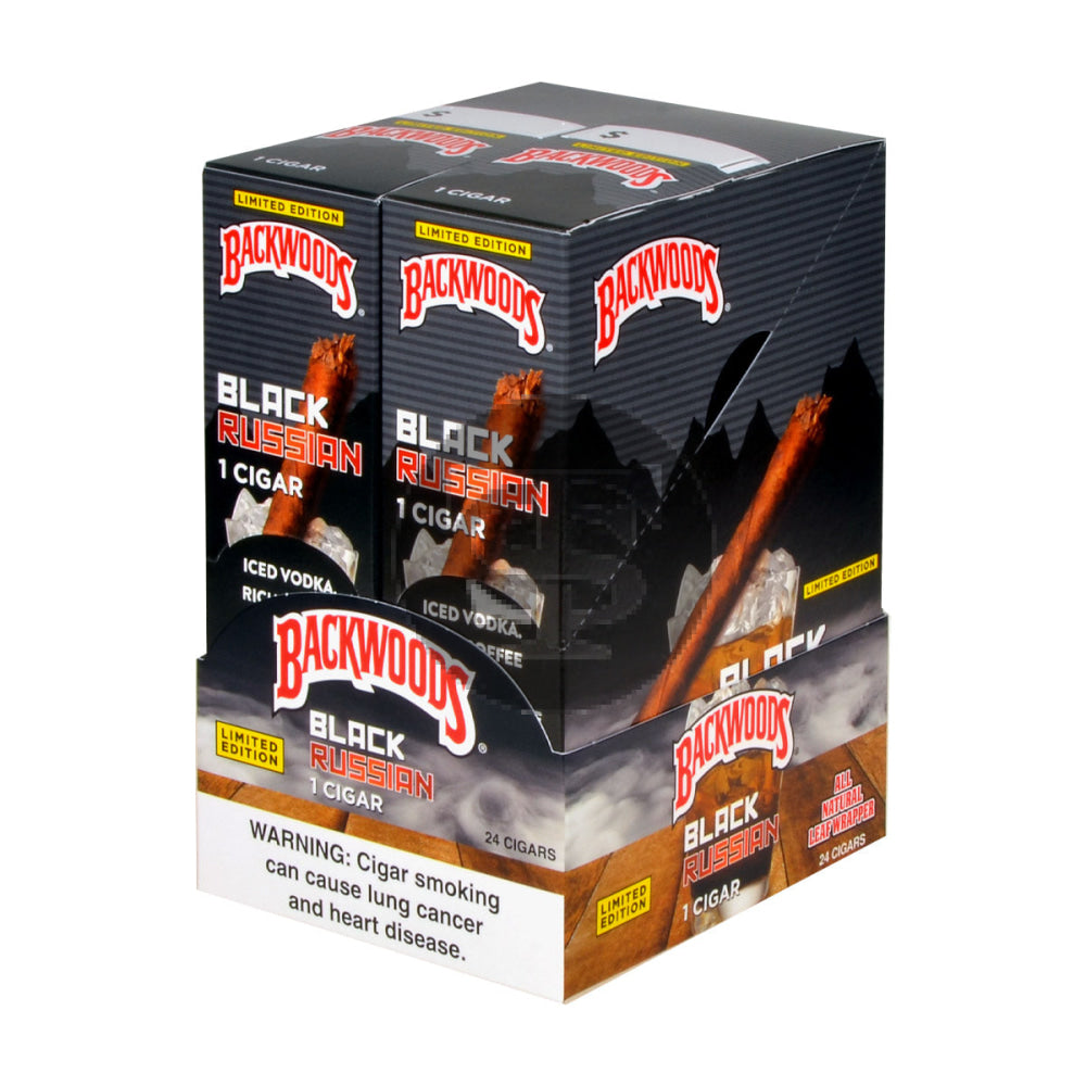 Backwoods Black Russian Cigars Pack of 24 | Buy Online – Tobacco Stock