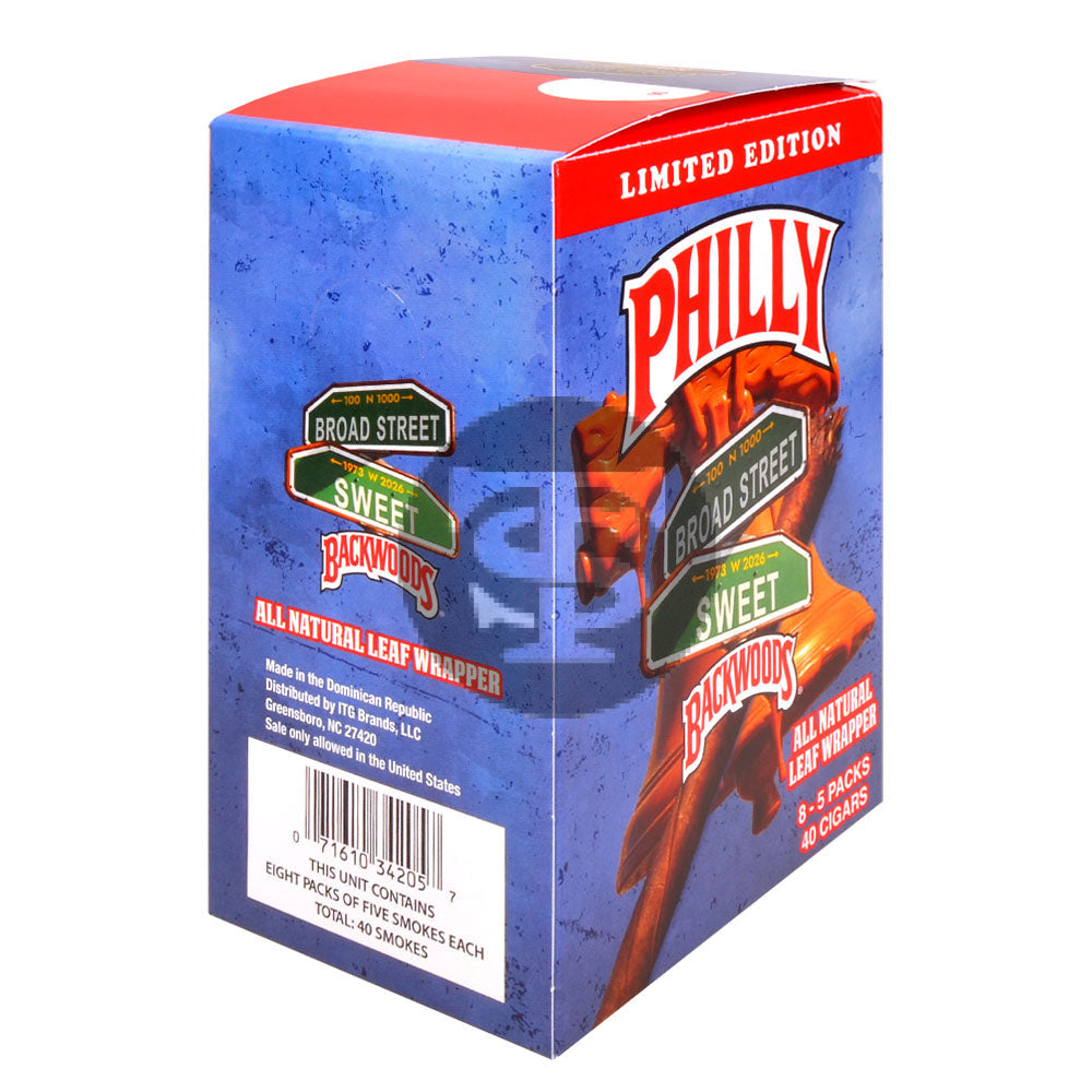 Backwoods Broad Street Sweet Cigars 8 Packs of 5