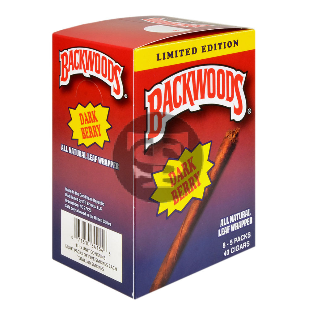 Dark Berry Backwoods Cigars | 8 Packs of 5 | Limited Edition