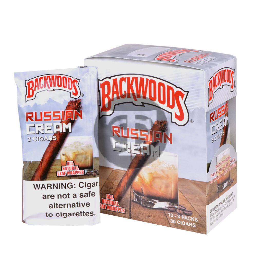 Backwoods Russian Cream 10 packs of 3 3