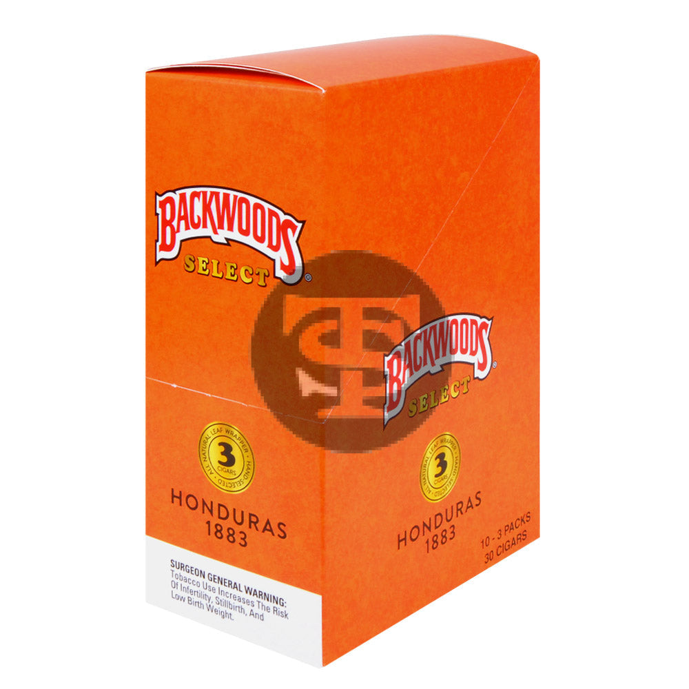 Backwoods Select Honduras 1883 cigars, 10 packs of 3 – Tobacco Stock