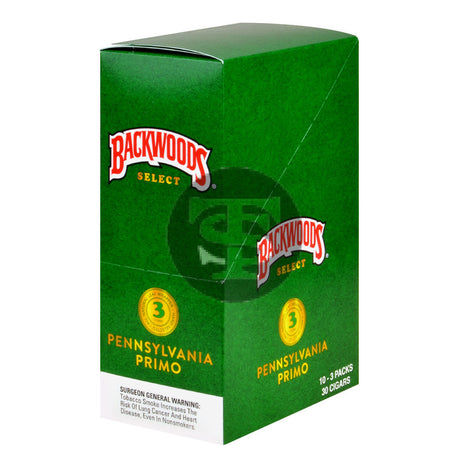 Backwoods Select Pennsylvania Primo cigars 10 packs of 3