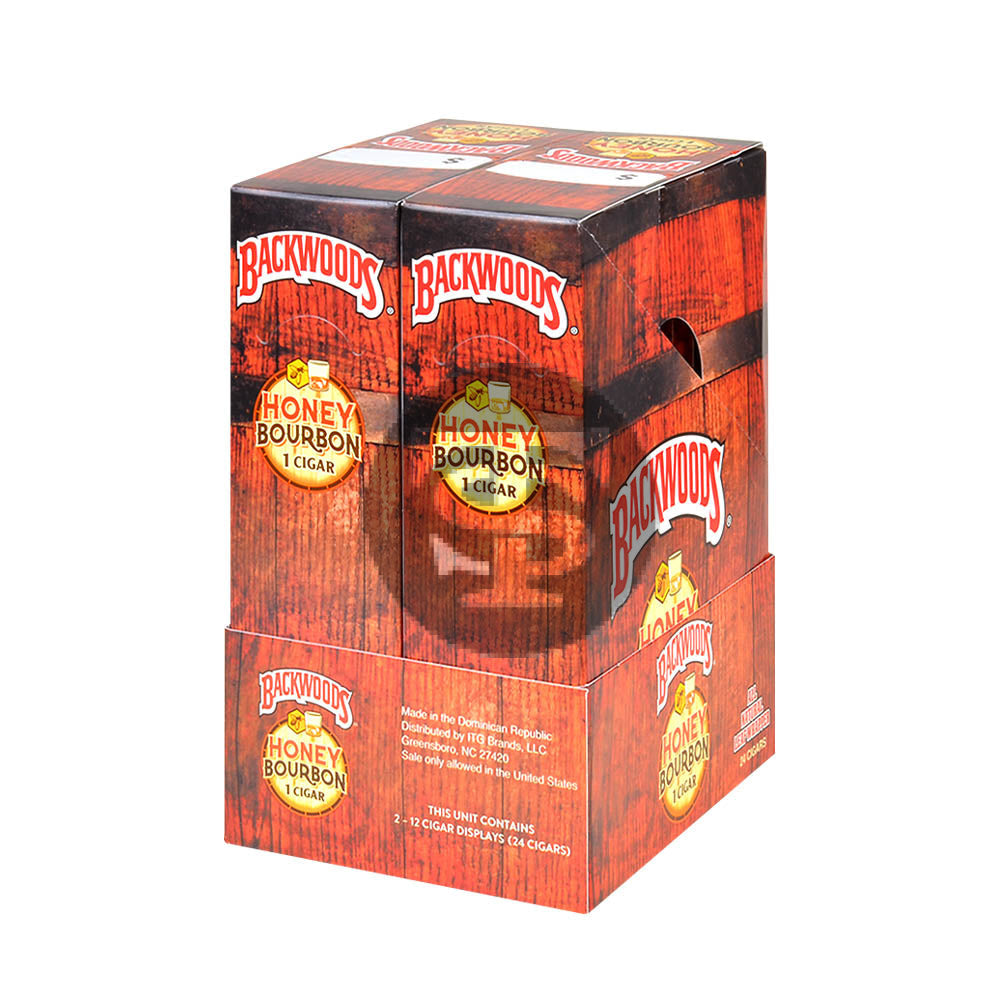 Backwoods Singles Honey Bourbon Cigars Pack of 24 2