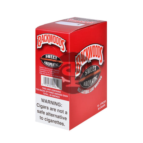 Backwoods Sweet Aromatic 10 packs of 3 2