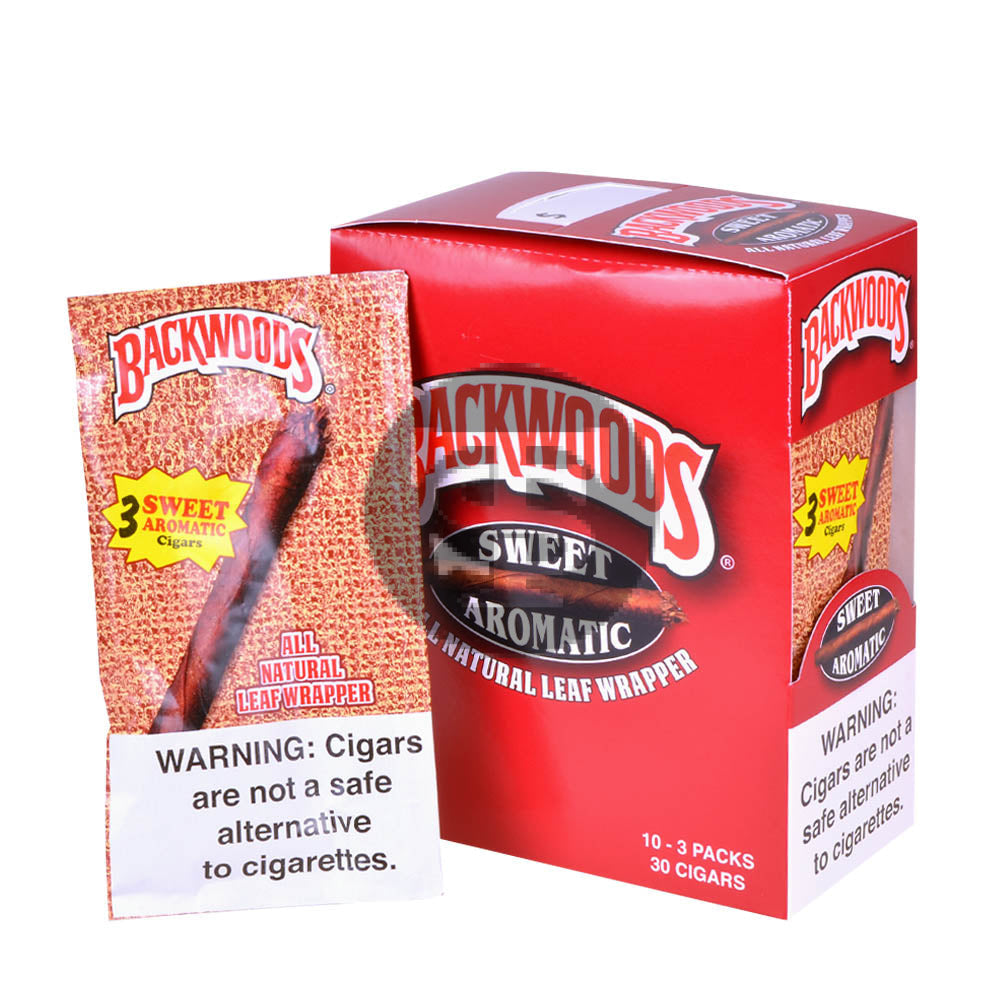 Backwoods Sweet Aromatic 10 packs of 3 3