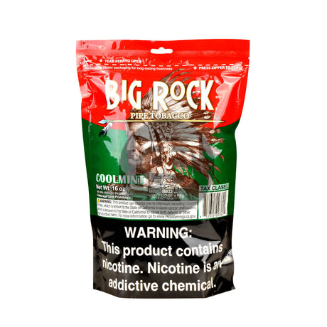 Big Rock Cool Mint Pipe Tobacco 16 oz. Bag