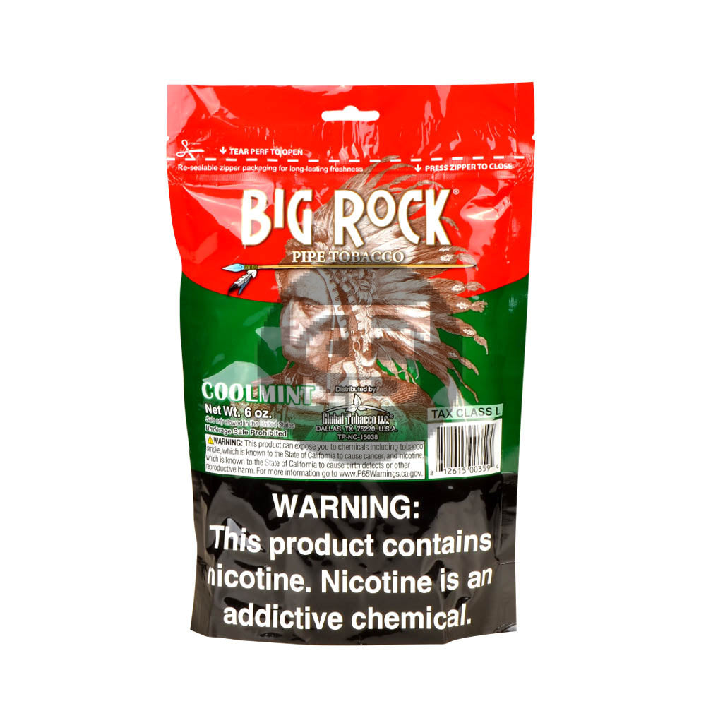 cleanest tobacco Big Rock Cool Mint Pipe Tobacco 6 oz. Bag – Tobacco Stock cleanest tobacco Big Rock Cool Mint Pipe Tobacco 6 oz. Bag – Tobacco Stock