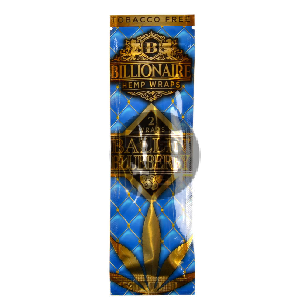 Billionaire Hemp Wraps 25 packs of 2 Ballin’ Blueberry