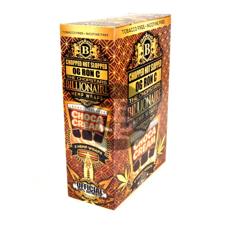 Billionaire Hemp Wraps 25 packs of 2 Choco Cream
