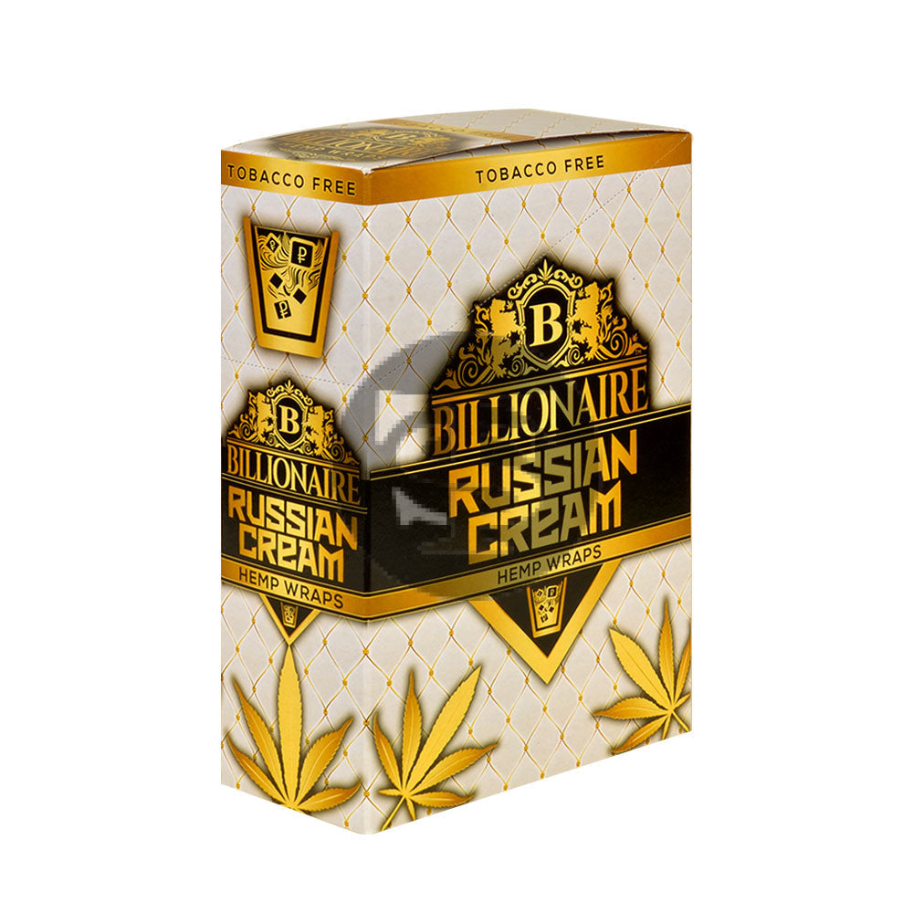 Billionaire Hemp Wraps 25 packs of 2 Russian Cream