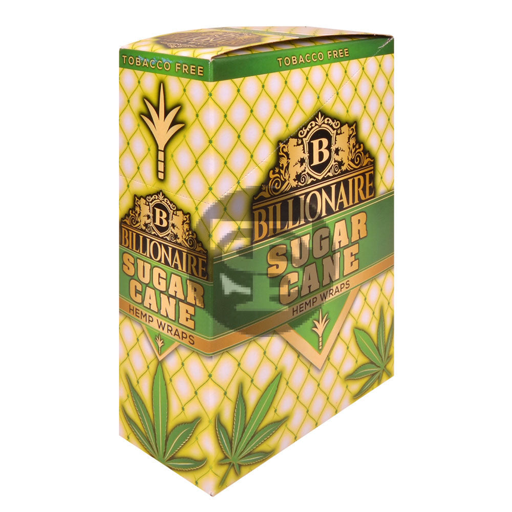 Billionaire Hemp Wraps 25 packs of 2 Sugar Cane
