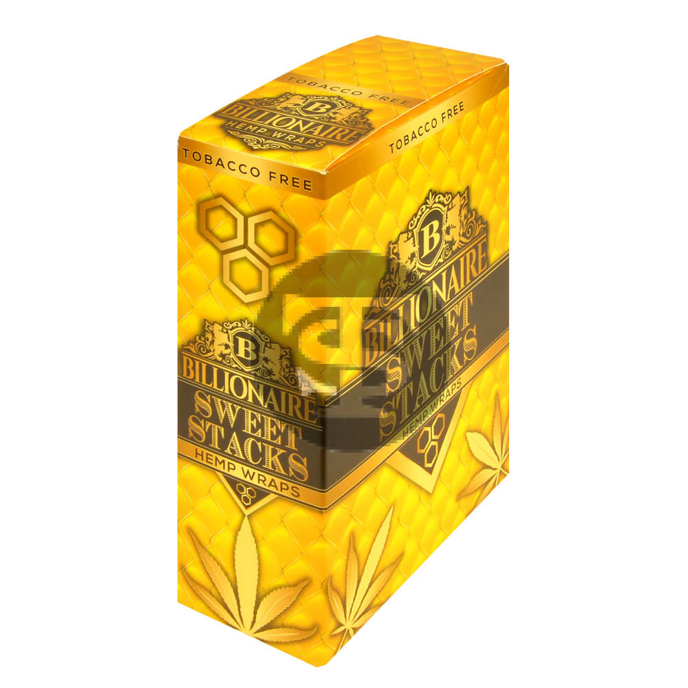 Billionaire Hemp Wraps 25 packs of 2 Sweet Stacks